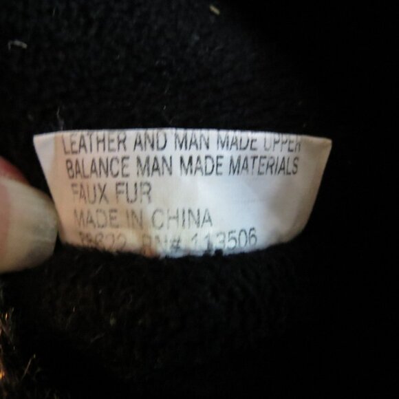 Khombu Girl's Pink Snow Boots Steel Shank Lace Up Winter Suede Faux Fur Size 1 - Picture 9 of 12